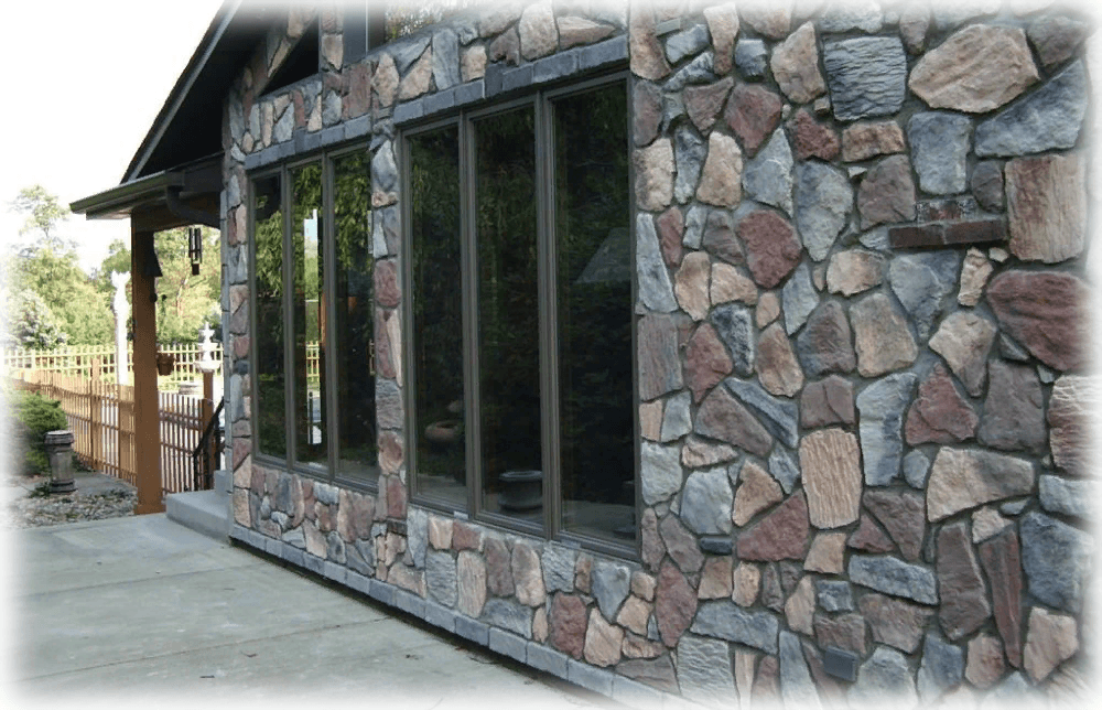 облицовка фасада камнем 